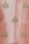 Kommal Sood_Peach Raw Silk Embroidered Beads Sherwani With Stole  _at_Aza_Fashions