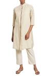 Buy_Nakul Sen_Off White Anchor Shoulder Embroidered Kurta Set_at_Aza_Fashions