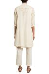 Shop_Nakul Sen_Off White Anchor Shoulder Embroidered Kurta Set_at_Aza_Fashions