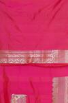 Shop_Sailesh Singhania_Pink Mulberry Silk Banarasi Woven Saree With Unstitched Blouse_Online_at_Aza_Fashions