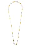 Buy_Shillpa Purii_Gold Plated Shell Pearl Necklace _at_Aza_Fashions