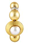 Buy_Shillpa Purii_Gold Plated Classic Pearl Earrings _Online_at_Aza_Fashions