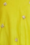 Preeti S Kapoor_Blue Net, Dupion Cutdana, Beads Notched Embroidered Kurta Sharara Set _at_Aza_Fashions