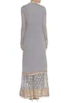 Shop_Abhi Singh_Grey Embroidered Kurta Palazzo Set  _at_Aza_Fashions