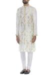 Buy_Rar Studio_Off White Mughal Jaal Embroidered Kurta Set_Online_at_Aza_Fashions