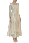 Priyanka Jain_Ivory Mirror Embroidered Palazzo Kurta Set _Online_at_Aza_Fashions