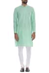 Shop_Manish Nagdeo_Off White Cotton Printed Abstract Nehru Jacket With Kurta And Pyjama _Online_at_Aza_Fashions