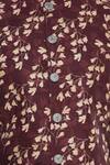 Nautanky_Red Printed Sherwani With Churidar_at_Aza_Fashions
