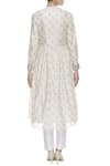 Shop_Virtuoso by Mekha and Anurag_White Cotton Silk Embroidered Block Print Tunic Jacket With Kurta  _at_Aza_Fashions