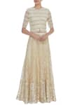 Buy Samatvam By Anjali Bhaskar Beige Embroidered Lehenga Set at Aza Fashions Buy_Samatvam By Anjali Bhaskar_Beige Embroidered Lehenga Set _at_Aza_Fashions