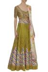 Neha Mehta Couture_Gold Zardozi Embroidered Lehenga Set_Online_at_Aza_Fashions