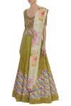 Buy_Neha Mehta Couture_Gold Zardozi Embroidered Lehenga Set_Online_at_Aza_Fashions