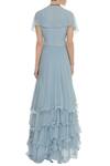 Shop_Aksh_Blue Sequin Embroidered Layered Gown_at_Aza_Fashions