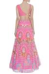 Shop_Papa Dont Preach_Pink Embroidered Lehenga Set_at_Aza_Fashions