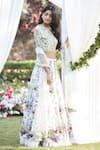 Shop_Varun Bahl_White Embroidered Lehenga Set_at_Aza_Fashions