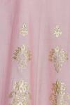 Vandana Sethi_Pink Embroidered Halter Neck Blouse With Lehenga And Dupatta_at_Aza_Fashions