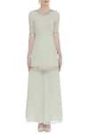 Buy_Ranian_Green Embellished Kurta Palazzo Set _Online_at_Aza_Fashions