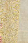 Buy_Shagun Manchanda_Yellow Natural Linen Printed Hand Block Round Motifs Blouse _Online_at_Aza_Fashions