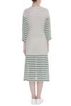 Shop_Eka_Grey Stripe Print Dress With Side Pocket_at_Aza_Fashions