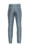 Mitesh Lodha_Grey Raw Silk Plain Melange Straight Pants  _Online_at_Aza_Fashions