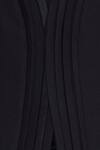 Kommal Sood_Black Blended Micro Wooven Cupro Embroidered Blazer Jacket With Trouser  _at_Aza_Fashions