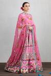 Torani_Pink Rang Raani Rubani Lehenga Set_Online_at_Aza_Fashions