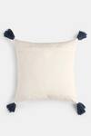 Shop_Amoliconcepts_White Cotton Embroidery Hamsa Cushion Cover_Online_at_Aza_Fashions