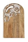 Amoli Concepts_Carved Floral Design Chopping Board_Online_at_Aza_Fashions
