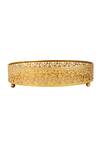 Amoli Concepts_Matt Circular Shape Platter_Online_at_Aza_Fashions