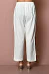 Arihant Rai Sinha_White Cotton Solid Pant _Online_at_Aza_Fashions