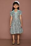 Buy_Petite Pomme_Grey Cotton Duck Print Dress_Online_at_Aza_Fashions