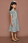 Petite Pomme_Grey Cotton Duck Print Dress_at_Aza_Fashions