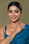 Nazaakat By Samara Singh_Silver Plated American Diamond Stone Studded Bangles - Set Of 2_Online_at_Aza_Fashions