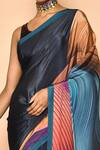 Buy_Naintara Bajaj_Multi Color Crepe Printed Digital Placed Psychedelic Saree_Online_at_Aza_Fashions