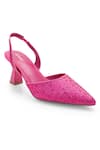 Anaar_Pink Rhinestones Weekend Halo Embellished Heels _Online_at_Aza_Fashions