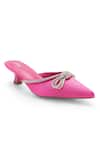 Anaar_Pink Ornate Bow Debutante Embellished Heels _Online_at_Aza_Fashions