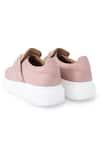 Anaar_Pink Embroidered Sweet Talk Sneakers_at_Aza_Fashions