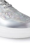 Shop_Anaar_Silver Disco 22 Classic Geometric Pattern Sneakers _at_Aza_Fashions