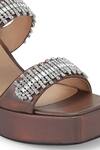 Shop_Anaar_Brown Faux Leather Bijou Embellished Platform Heels_Online_at_Aza_Fashions
