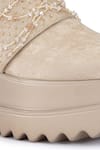 Shop_Anaar_Gold Embroidered Marilyn Sneaker Wedges_at_Aza_Fashions