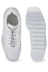 Buy_Anaar_Silver Disco 22 Signature Geometric Pattern Sneaker Wedges