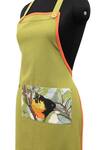 House This_Green 100% Cotton The Native Oriole Apron_Online_at_Aza_Fashions
