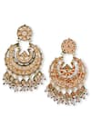 Buy_Auraa Trends_Gold Plated Pearls Drop Chandbalis _Online_at_Aza_Fashions