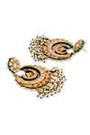 Shop_Auraa Trends_Gold Plated Pearls Drop Chandbalis _Online_at_Aza_Fashions