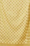 Buy_Khwaab by Sanjana Lakhani_Beige Brocade Embroidery Floral Circular Pattern Dupatta _Online_at_Aza_Fashions