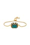 Buy Isharya Green Crystals And Enamelled B-dazzle Embellished Bracelet Online at Aza Fashions Buy_Isharya_Green Crystals And Enamelled B-dazzle Embellished Bracelet _Online_at_Aza_Fashions