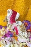 Buy_Chal Jooti_White Embellished Bohemian Butterfly Wedding Sneakers _Online_at_Aza_Fashions