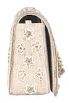Fuchsia_Gold Embroidery, Sequins Sunrise Silk Clutch _Online_at_Aza_Fashions