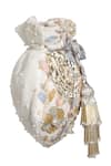 Fuchsia_White Embroidery Zinnia Bloom Potli Bag _Online_at_Aza_Fashions