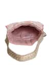 Shop_Fuchsia by aashaka mehta_Pink Embroidery, Sequins Silk Thread Potli Bag _Online_at_Aza_Fashions
